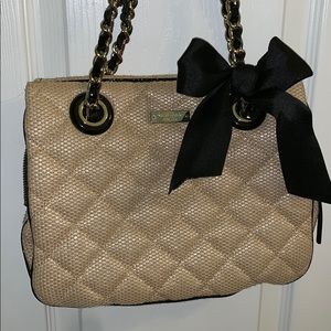 Super cute black and gold Kate Spade purse